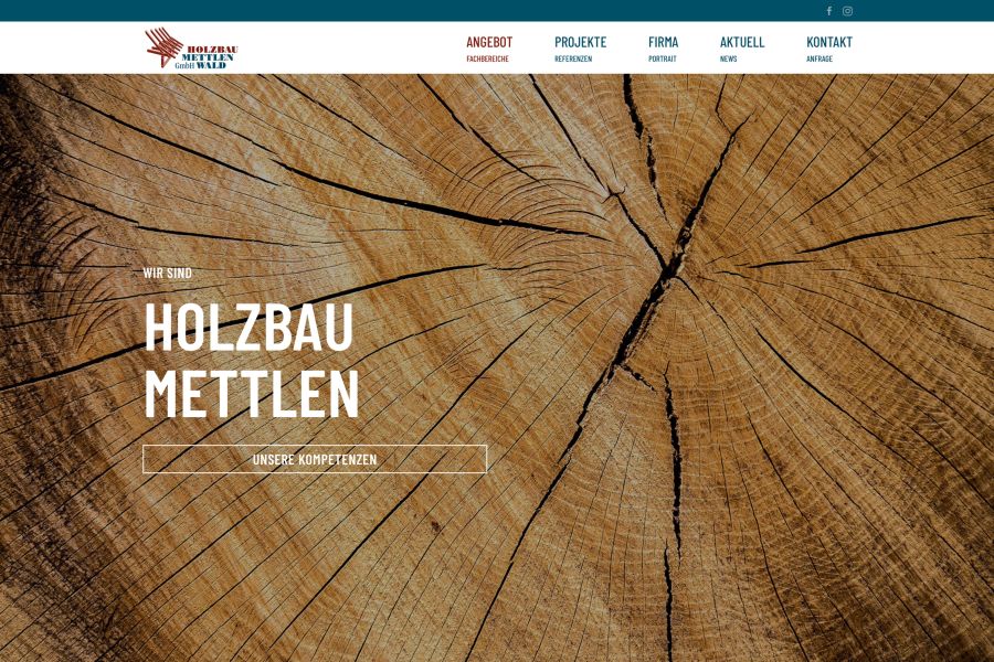 HOLZBAU-METTLEN-STARTSEITE